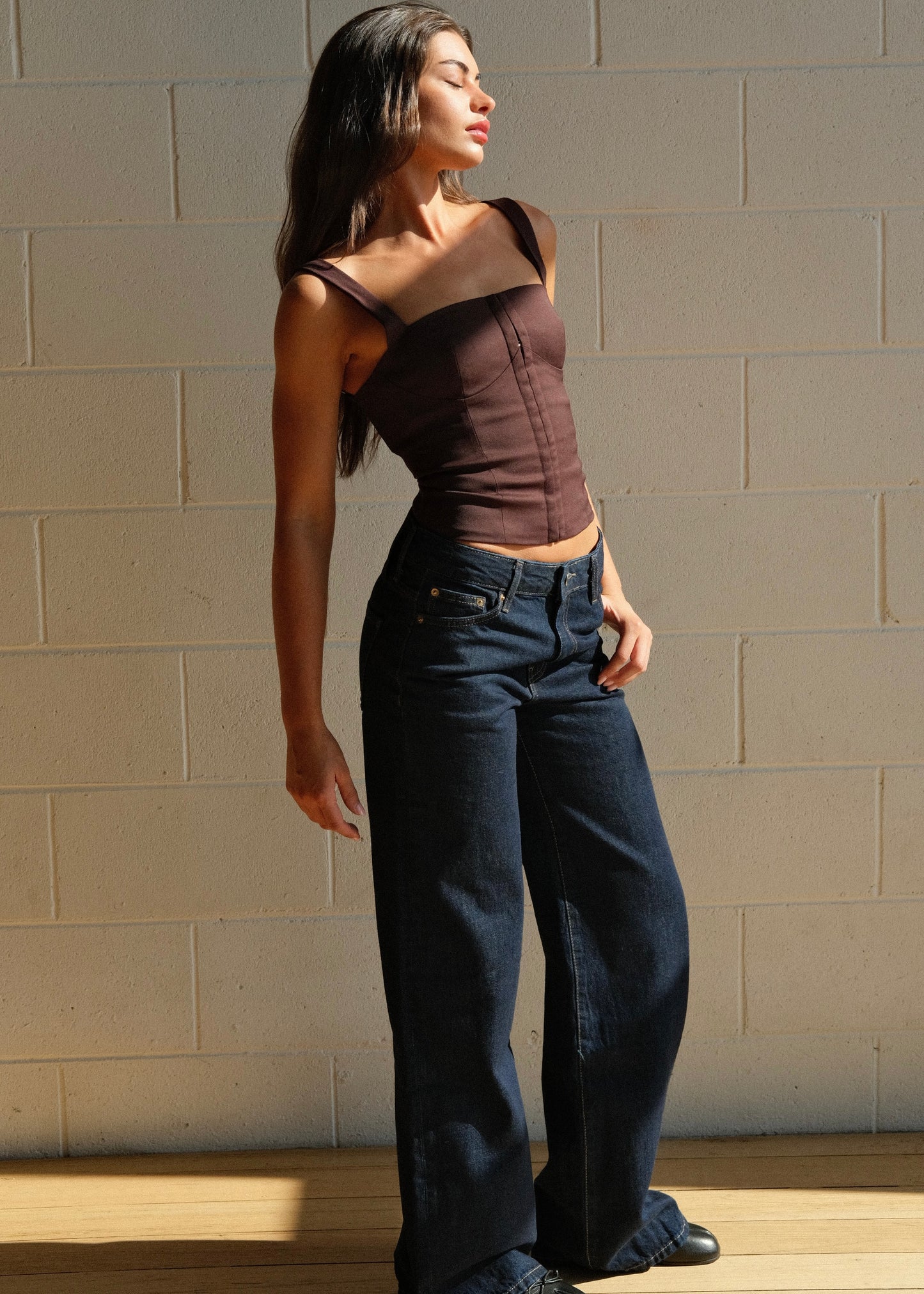 Harper Bustier | Chocolate