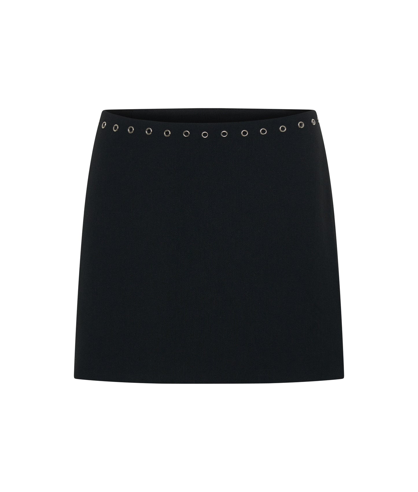 Dion Stud Mini Skirt | Noir