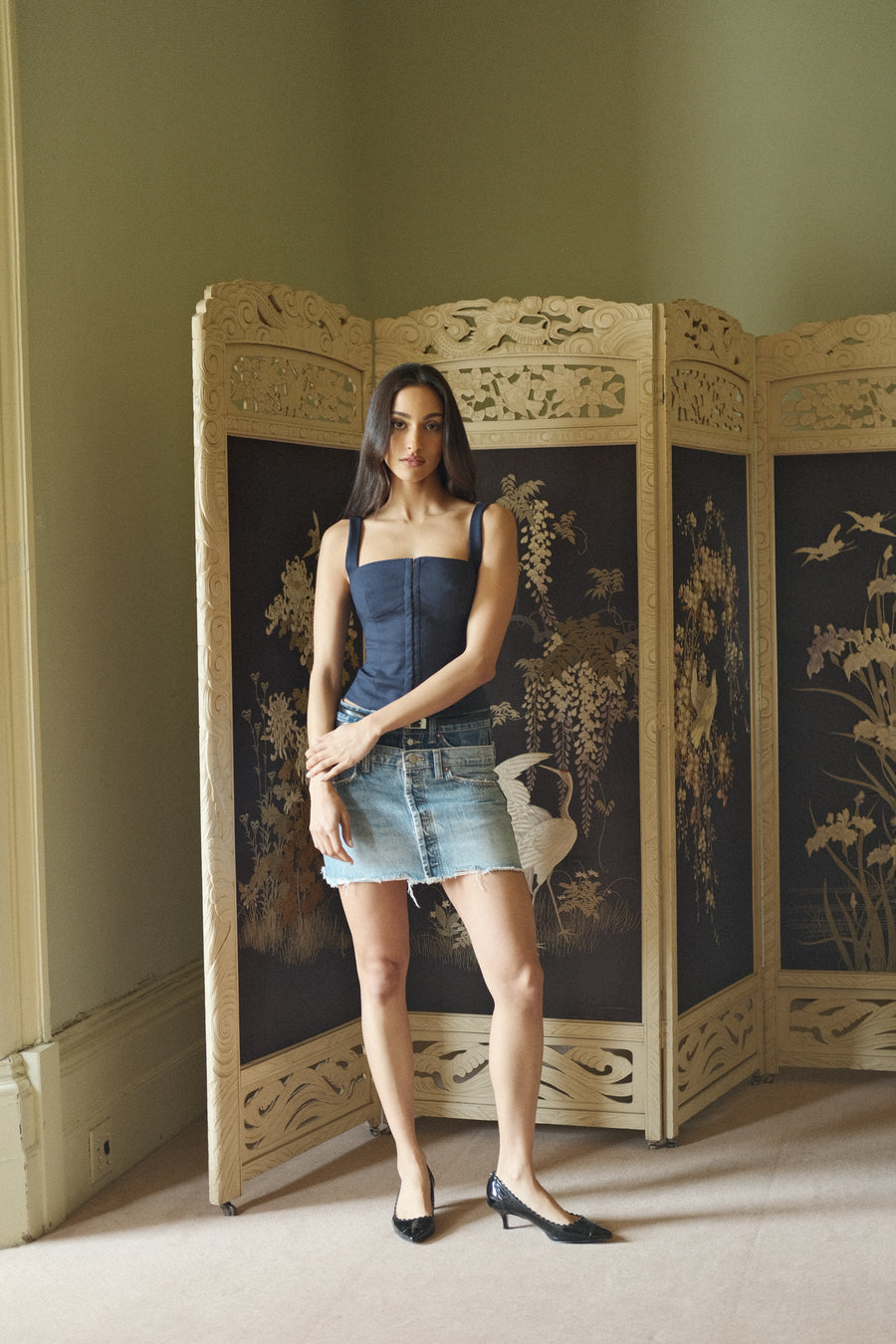 Harper Bustier | Navy