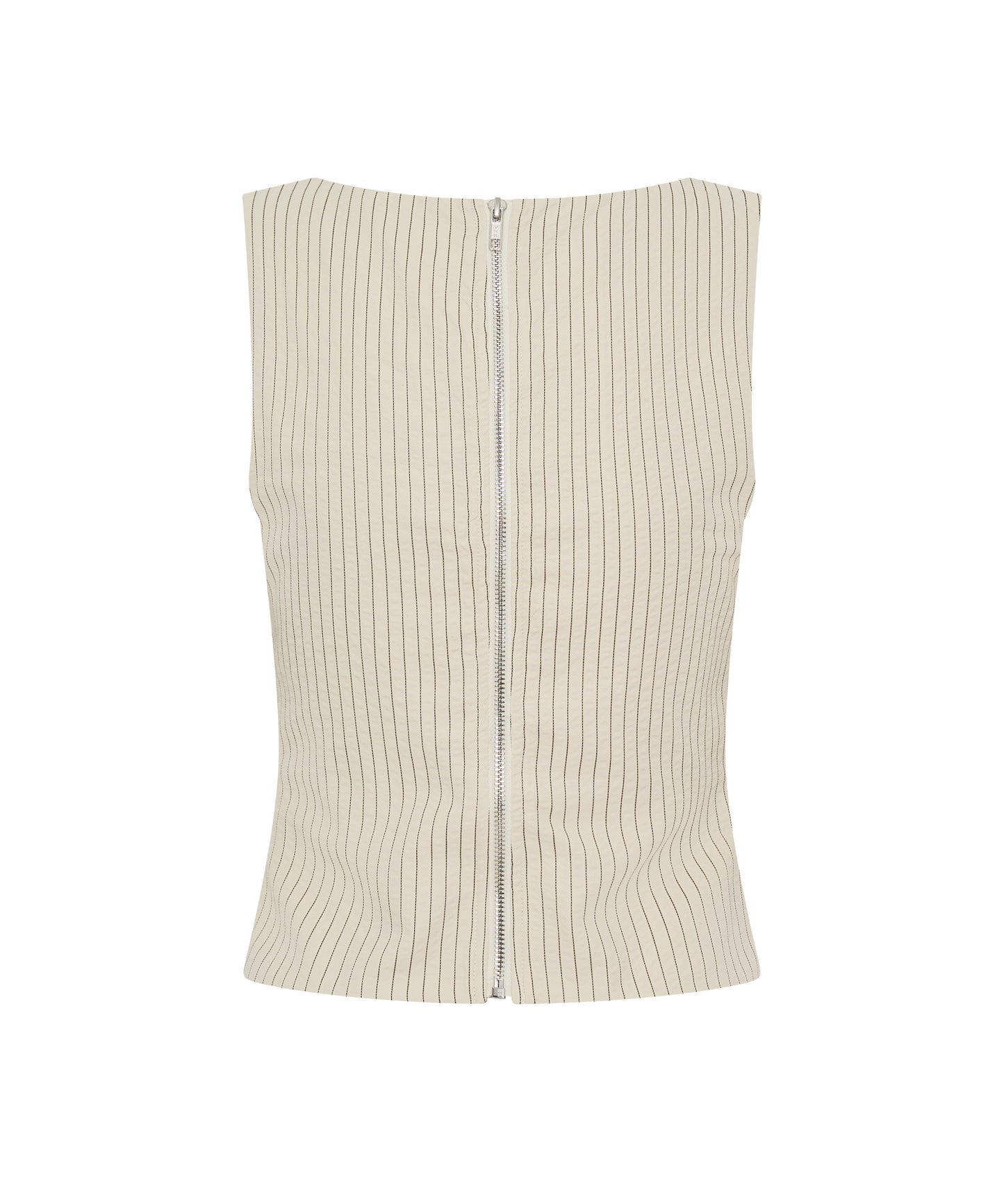 Pamela Top | Cream Pinstripe