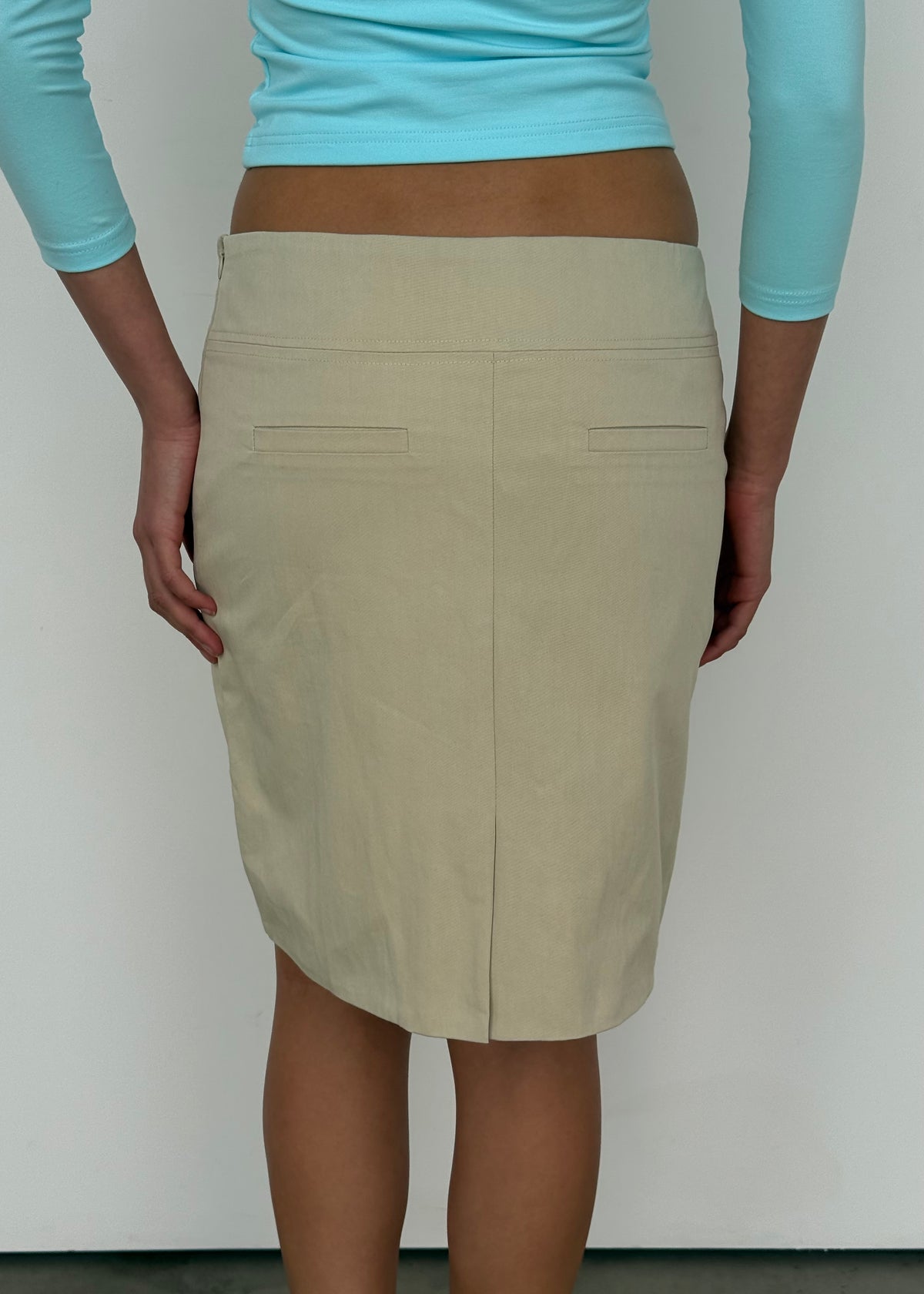 Jordan Midi Skirt | Beige