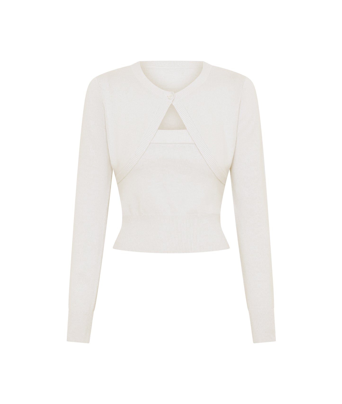 Mia Knit Set | Ivory