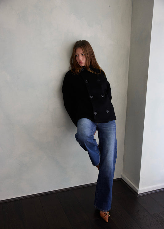 Pia Wool Jacket | Noir