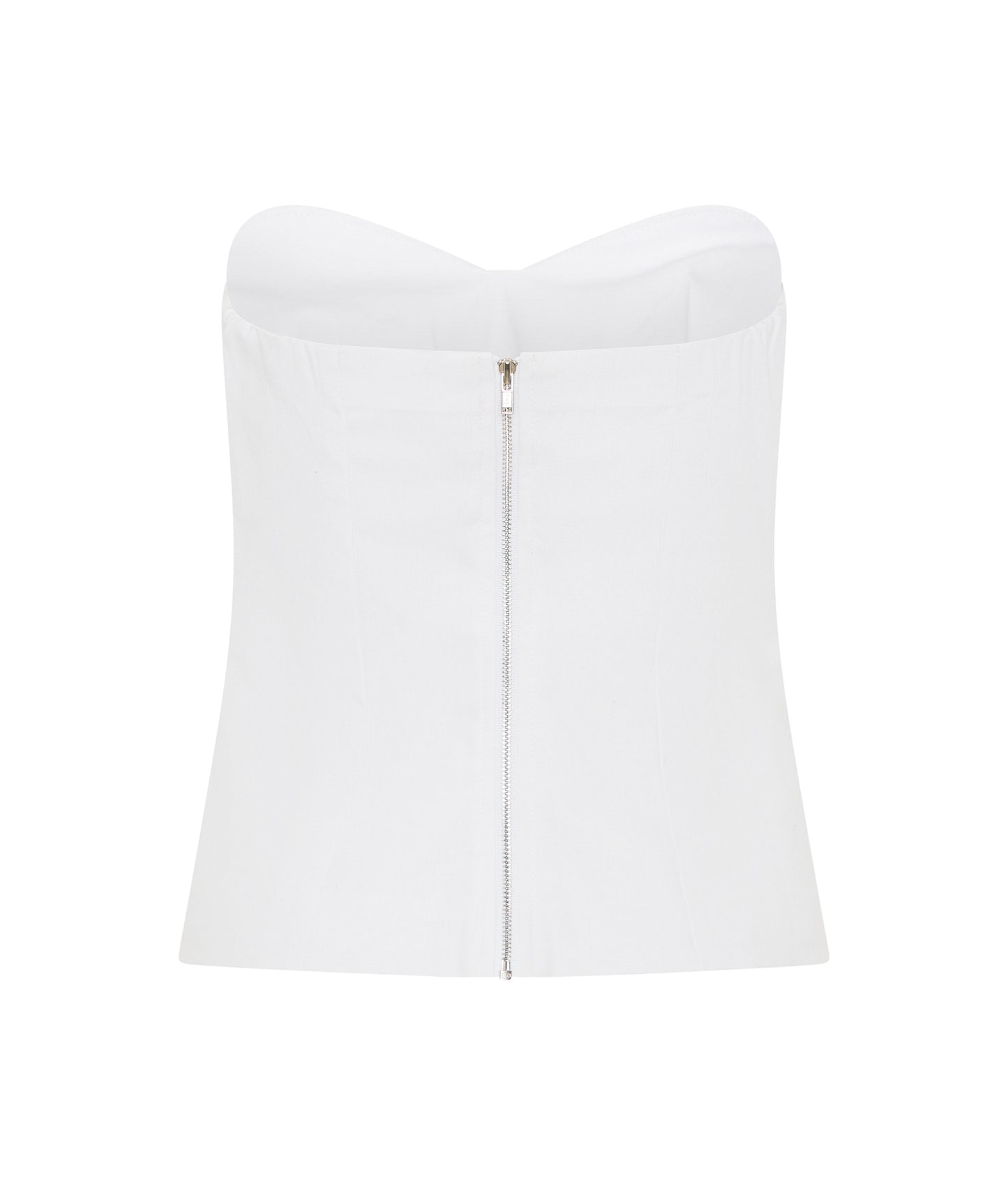 Kylie Linen Top | White