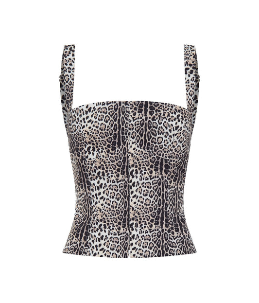 Harper Bustier | Leopard