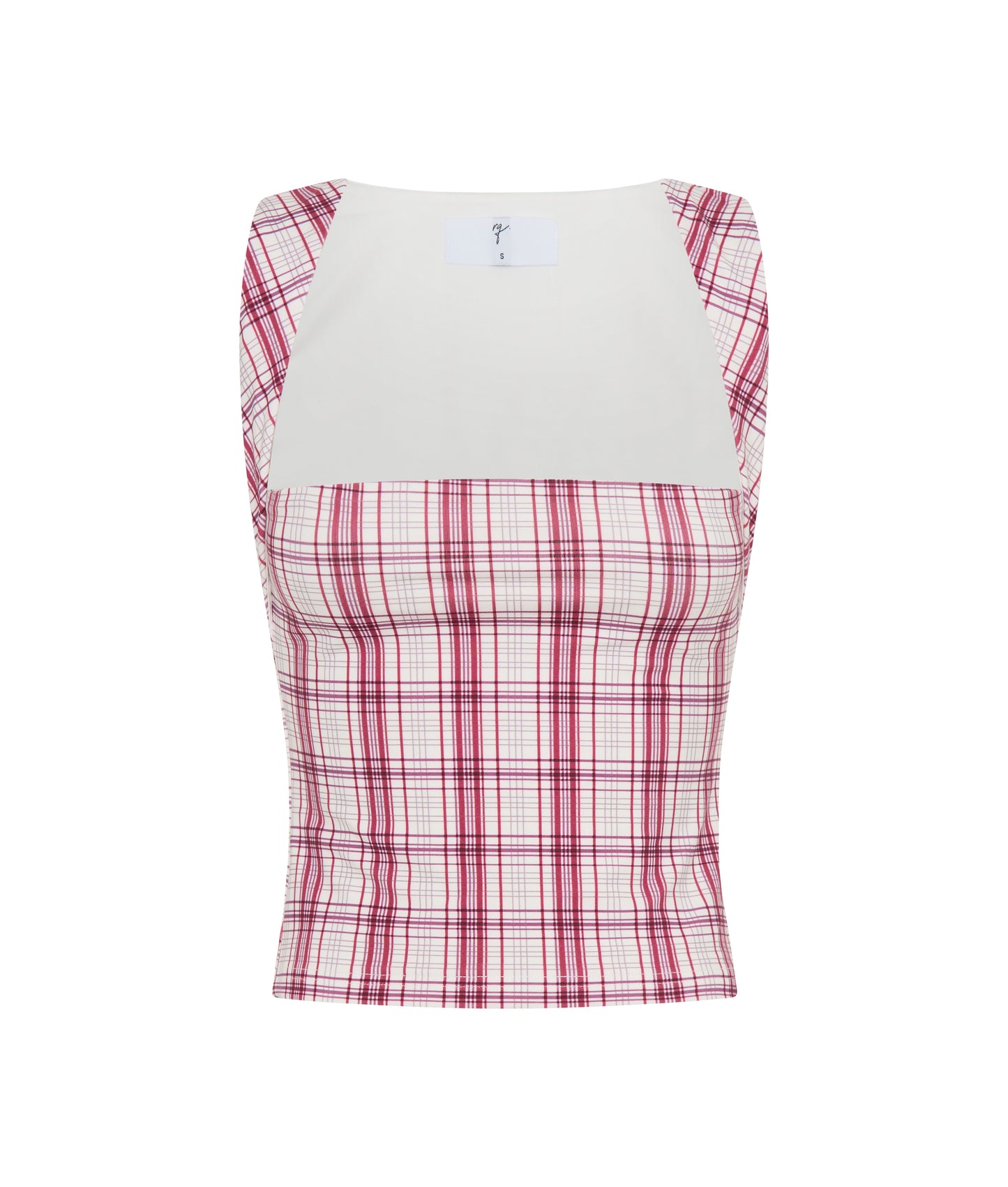 Alexis Top | Red Plaid