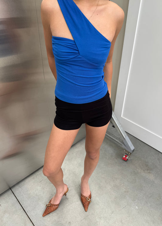 Benny Off Shoulder Top | Cobalt