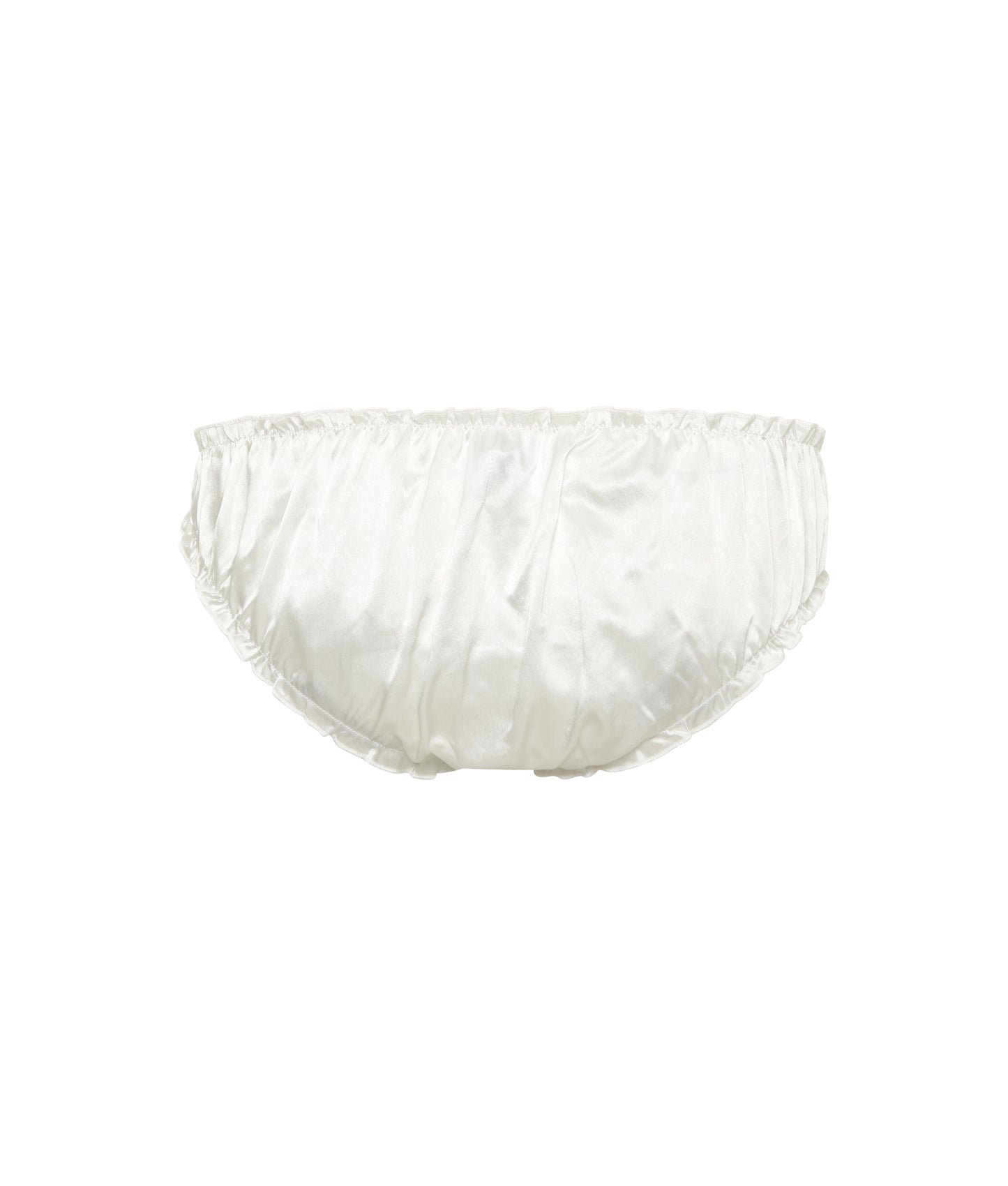 Celine Silk Frilled Panty | Ivory